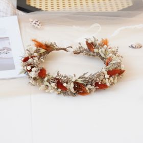 Baby Breath Crown, Dried Crown, Bride Crown, Wedding Crown, Daily Crown, Party Crown, Birthday Crown (Option: Adult)